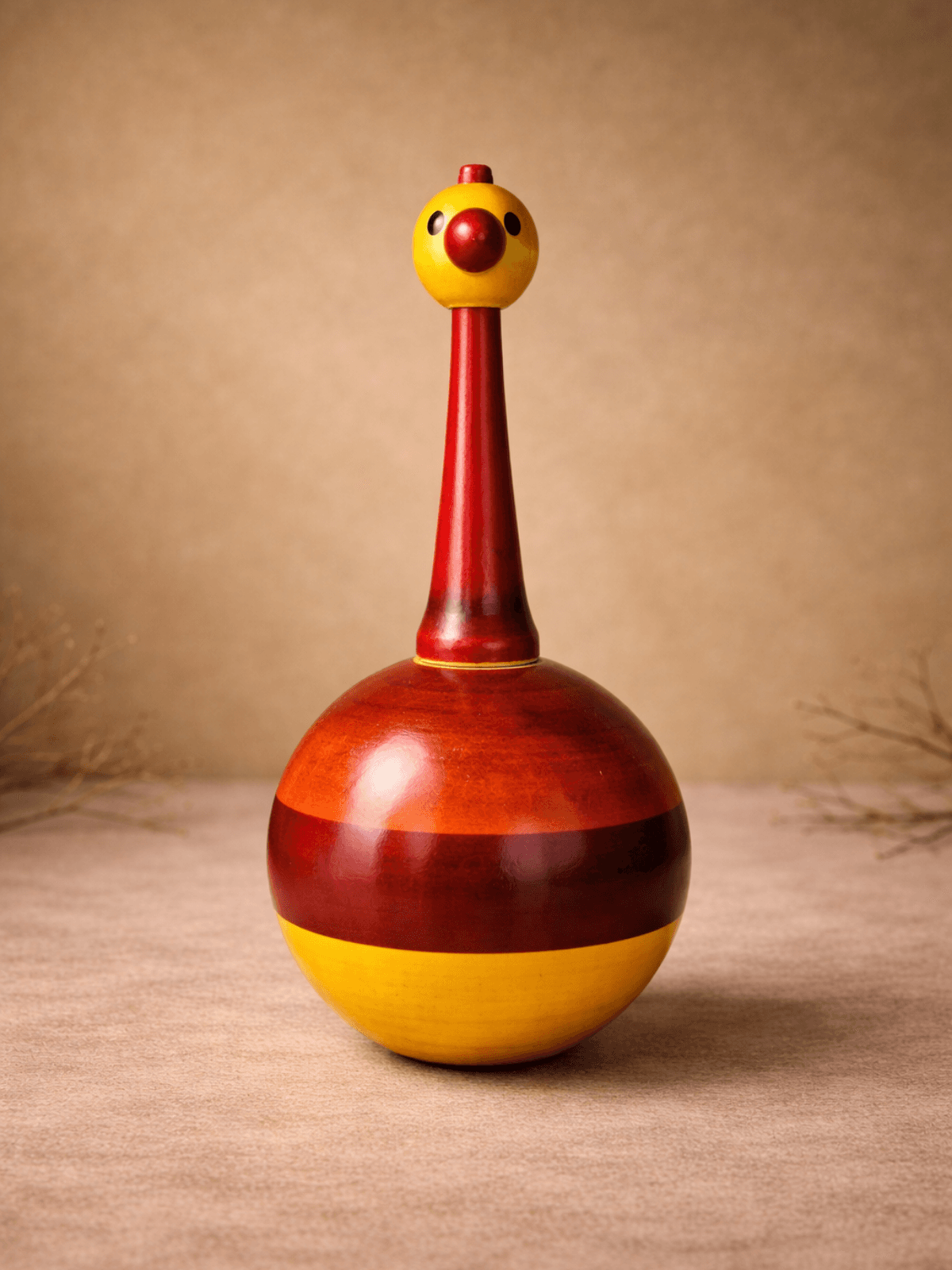 Slender Pecker (Red, Maroon & Yellow)